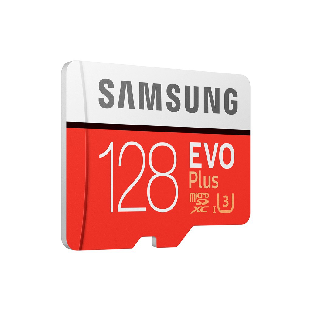 Thẻ nhớ microSDXC Samsung Evo Plus 128GB upto 100MB/s C10 U3 kèm Adapter