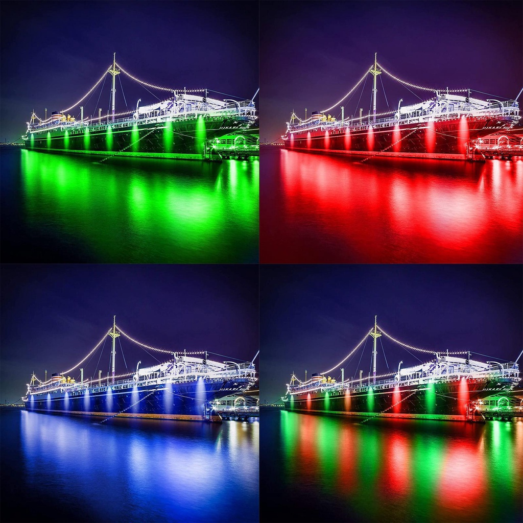 Đèn Led Xanh Lá / Đỏ 12V-24V Chuyên Dụng Cho Tàu Thuyền