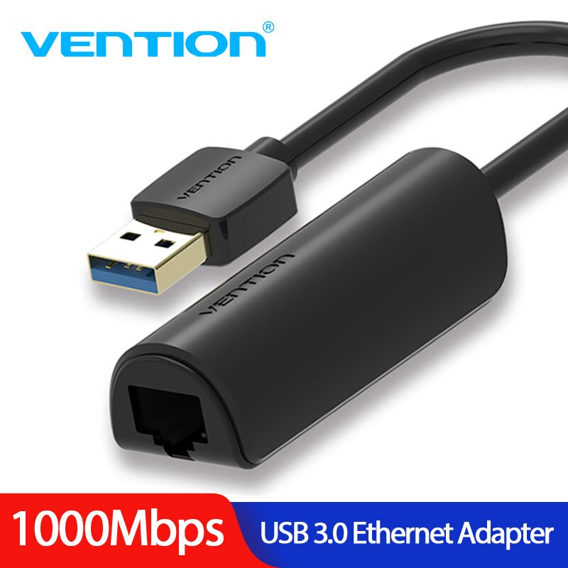 Vention Bộ Chuyển Đổi Usb 3.0 Sang Rj45 Tốc Độ Cao 10m / 100m / 1000m Lan Cho Windows Mac