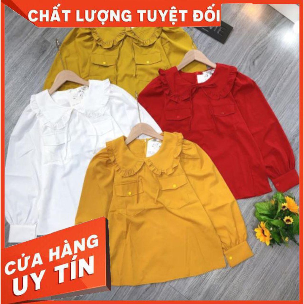 [Mã WA1606 giảm 15% đơn 99k] Áo sơ mi cổ bèo 2 túi ngực loại 1 | BigBuy360 - bigbuy360.vn