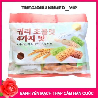 Bánh yến mạch hỗn hợp jinny_j 380gr mix 4 vị hàn quốc