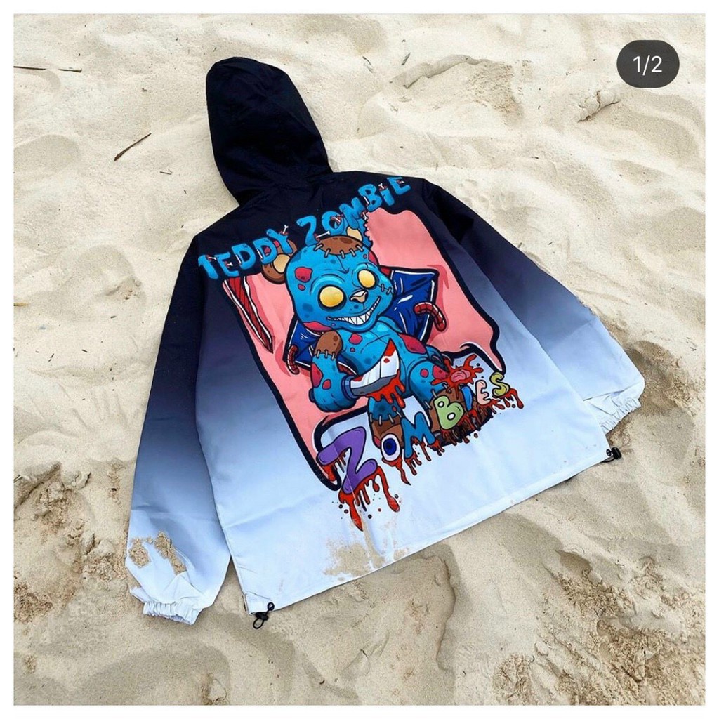 [VIDEO TỰ QUAY] Áo Khoác Dù Nam Nữ Zoombie In Chất Liệu 3D Cao Cấp