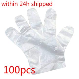 Set 100 Bao Tay Nylon Trong Suốt Dùng Một Lần