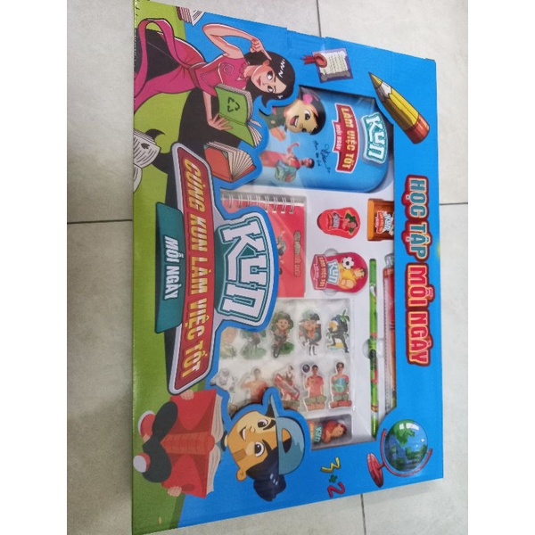 bộ đồ dùng học tập kun