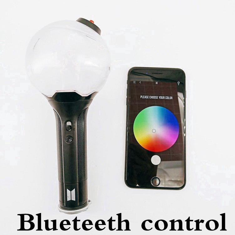 Cây Lightstick BTS ARMY BOMB kết nối Bluetooth kèm phụ kiện và quà tặng