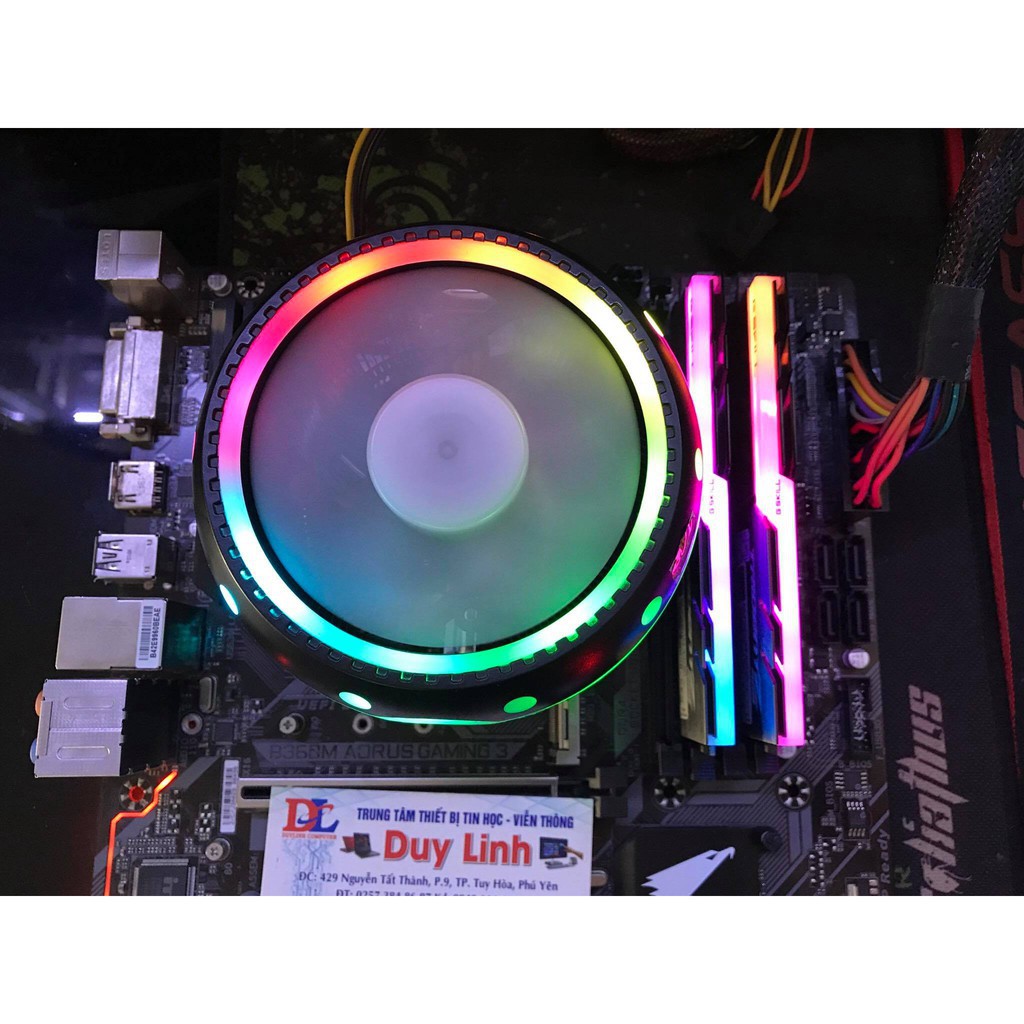 Fan Tản Nhiệt CPU Led RGB Tự Động Đổi Màu 95