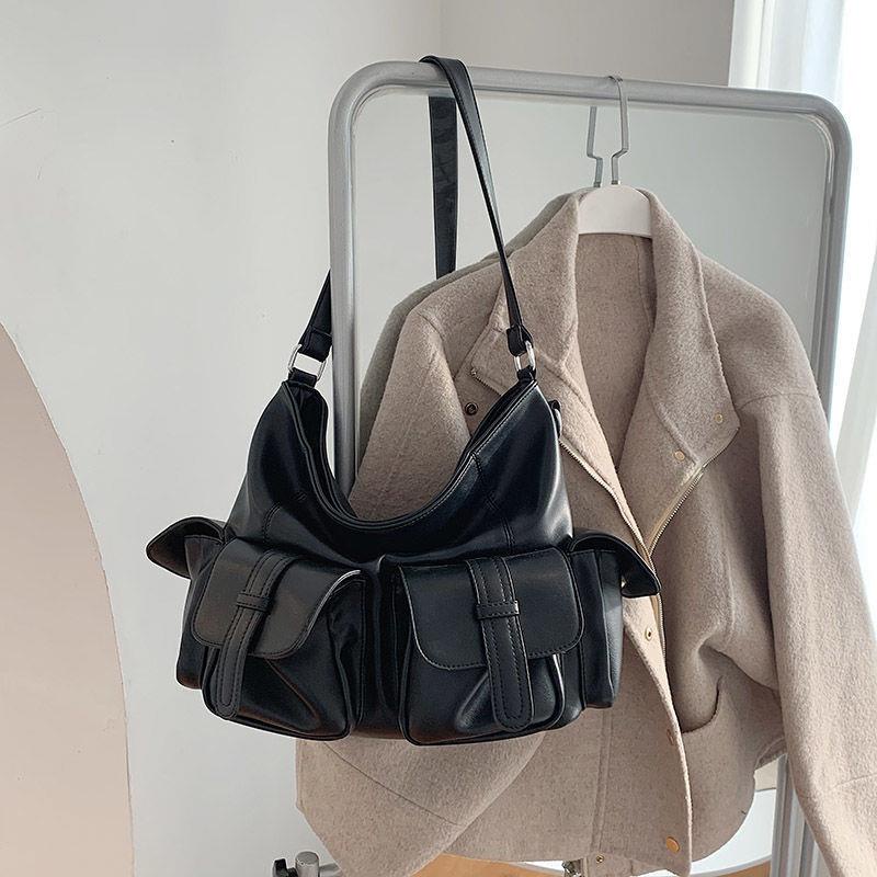 Túi Vải Tote Đeo Chéo Vai Sức Chứa Lớn Mẫu Mới 2022 Chống Nước Thời Trang Thu Đông Cho Nữ