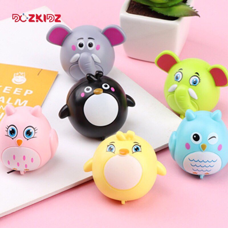 Đồ chơi, bộ 3 con vật chạy đà ngộ nghĩnh mini size, đồ chơi cho bé từ 6 tháng tuổi trở lên - DOZKIDZ