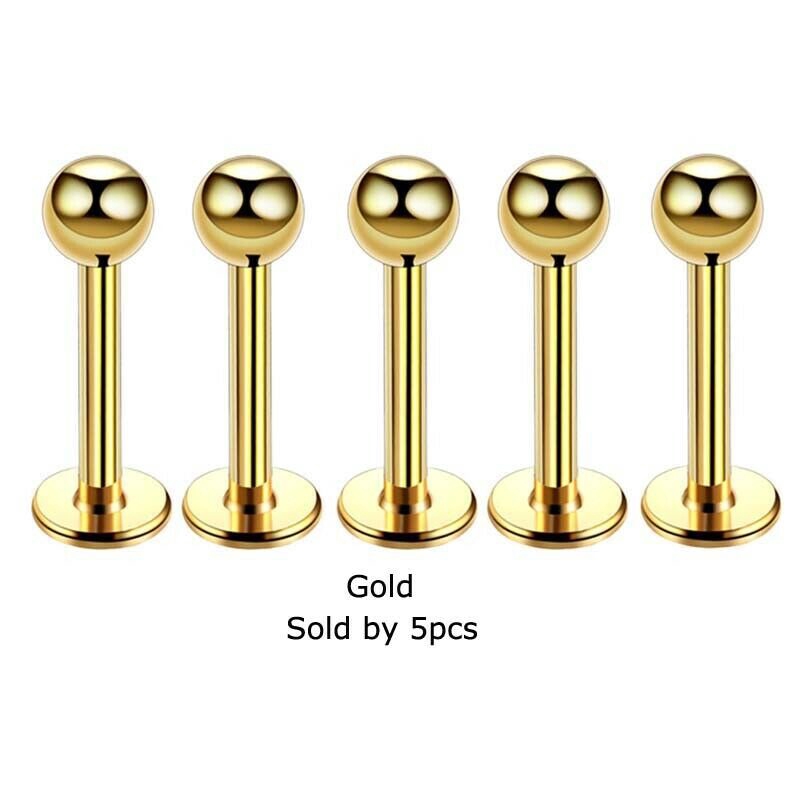 Bộ 5 khuyên xỏ trên cơ thể 16g 3mm