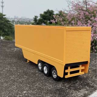 Xe mô hình rơ mooc thùng container 1:32