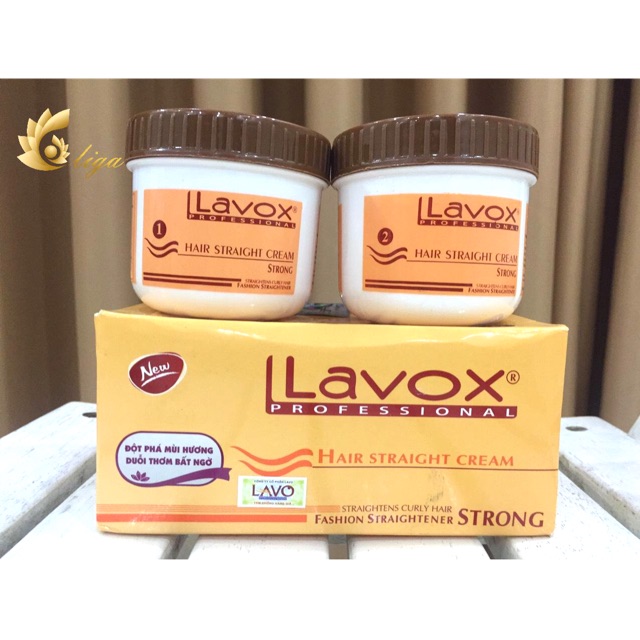 Thuốc duỗi thẳng tóc Lavox 280ml/2 hộp (kèm ảnh chụp thât+ video hướng dẫn) HÀNG CHÍNH HÃNG