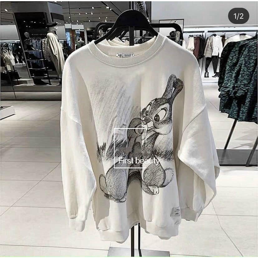Áo Nỉ Z.R Hình Thỏ Xinh Xắn | BigBuy360 - bigbuy360.vn