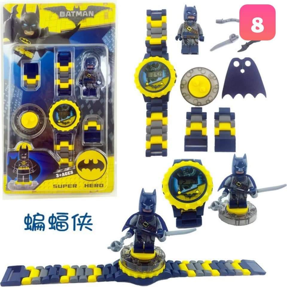 Đồng hồ lắp ráp lego cho bé