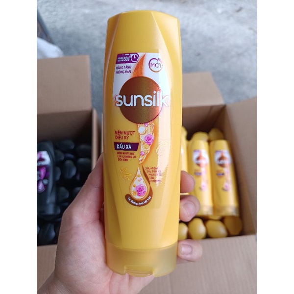 DẦU XẢ SUNSILK CHAI DÙNG THỬ 140gr
