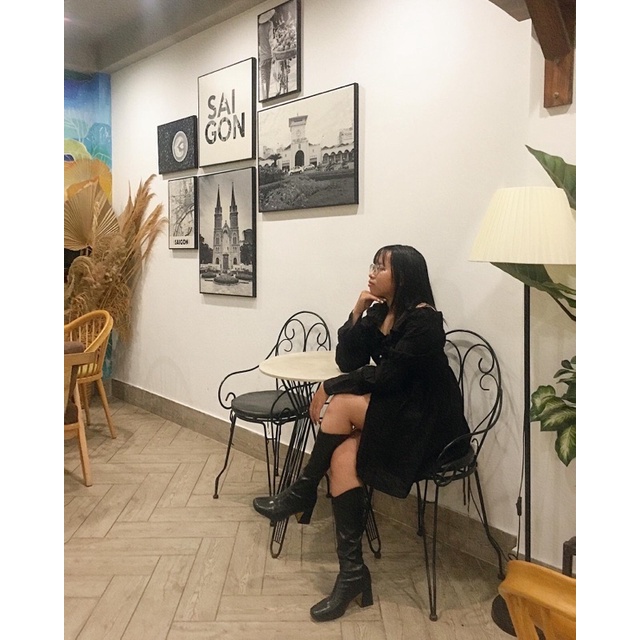 Boots đen cao size 39 | secondhand