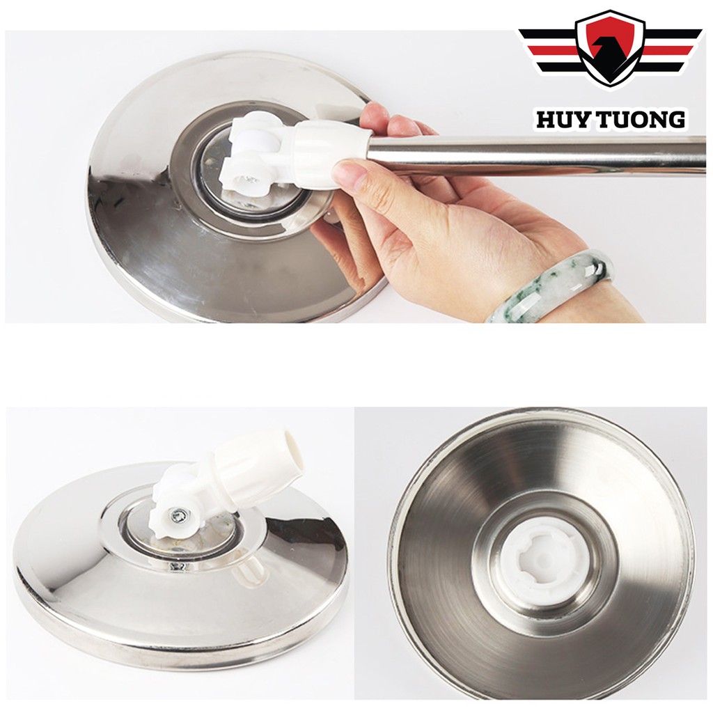 Cây lau nhà inox 360 độ thái lan G7 kèm bông lau nhà ( màu ngẫu nhiên ) cao cấp - Huy Tưởng