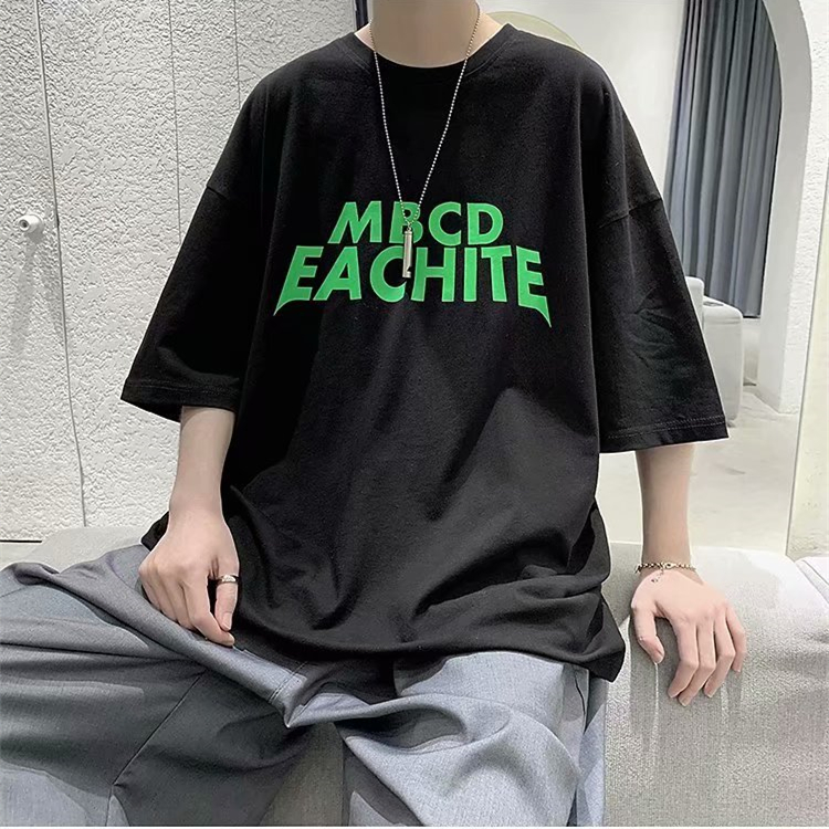 Áo Thun Nam Tay Ngắn Phong Cách Mùa Hè Thời Trang Hàn Quốc Size M-5Xl