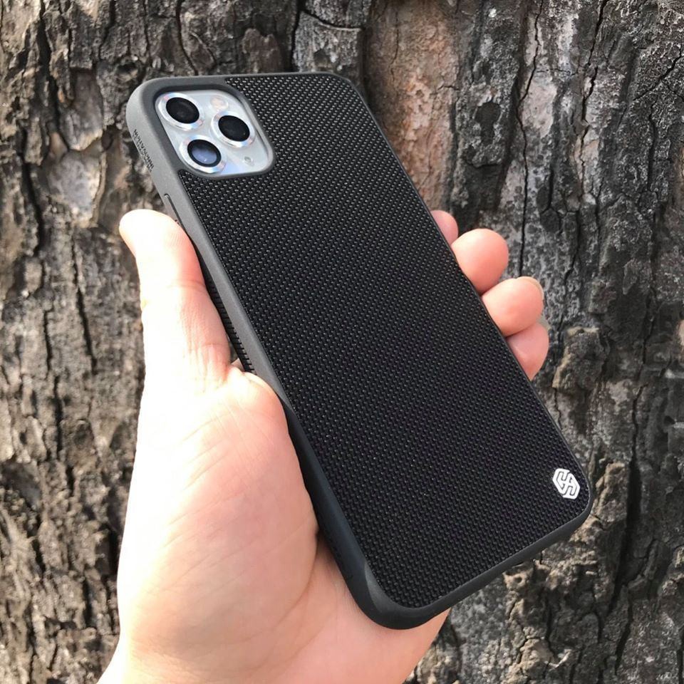 Ốp lưng Nillkin iPhone 11 pro max,12 Pro max ,vải sợi Textured chính hãng chống vân tay
