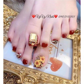 hoa sứ - Hoa bột nail trang trí móng