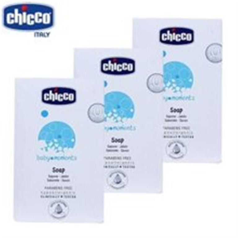 Xà bông dưỡng ẩm chứa Glycerin 0M+ Chicco 100g 114266