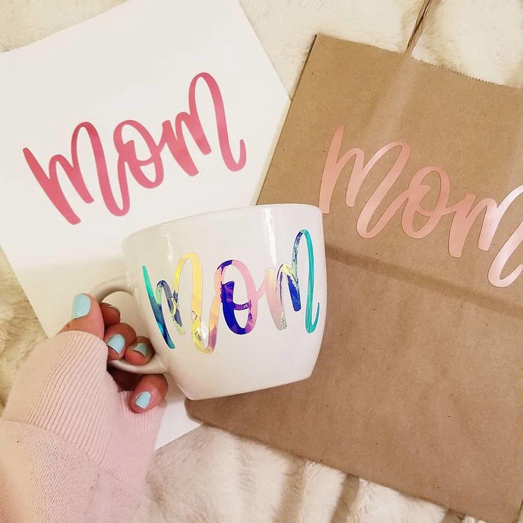 Cuộn Giấy Vinyl Tự Dính Dán Hình Tách Cà Phê Trang Trí Xe Hơi / Laptop / Điện Thoại DIY