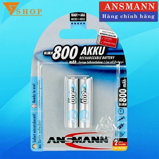 1 vỉ pin sạc aaa ansmann 800mah