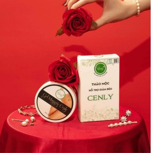 CENLY GIẢM CÂN (COMBO) kem tan mỡ và viên giảm cân