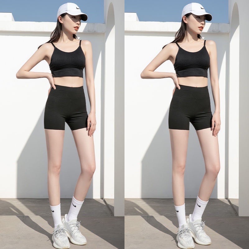 Quần legging đùi co dãn nâng mông, quần sooc nữ legging đùi biker