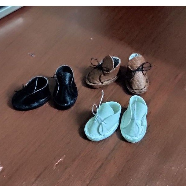 Giày handmade cho búp bê ob11, nendoll, 1/8 bjd, ob22, ob24., obitsu 11, ddf, nendoll, ymy ...