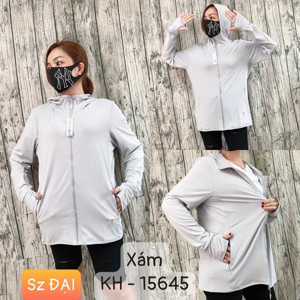 Khoác nón BIG SIZE chống tia UV UPF Dây Kéo - SIZE ĐẠI - 15645