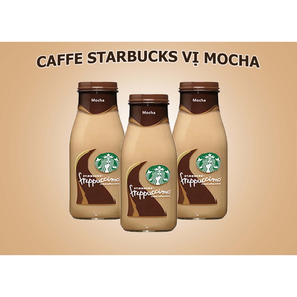 Cà phê Starbucks đóng chai 281ml 3 vị