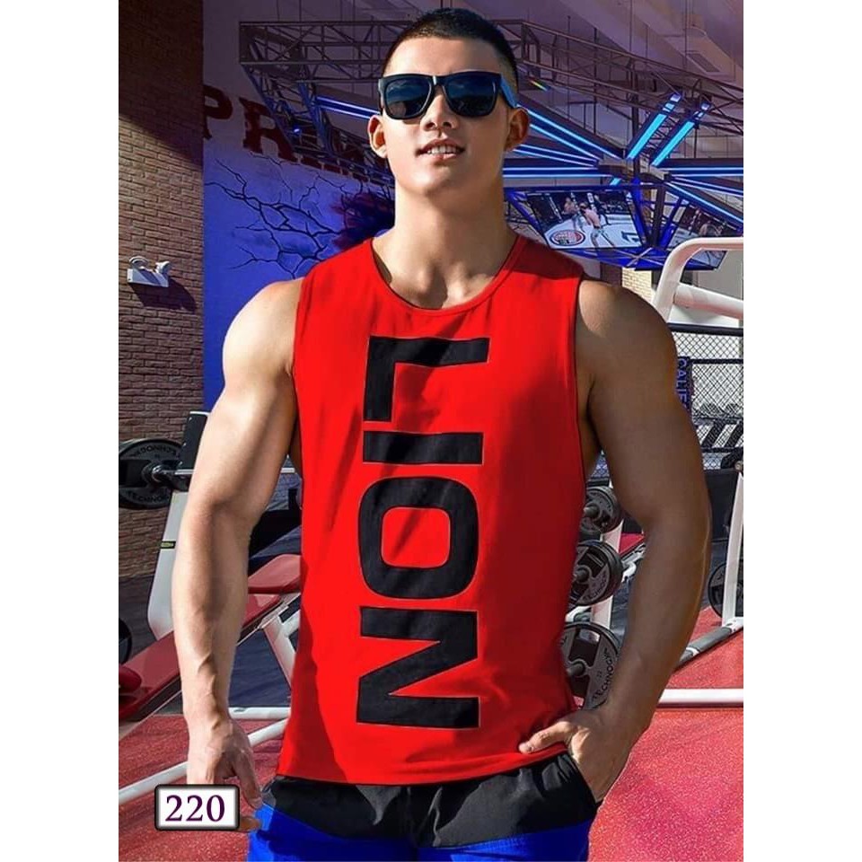 Áo 3 Lỗ Nam Tanktop Thể Thao LION Chất vải Thun lạnh mát mẻ thời trang