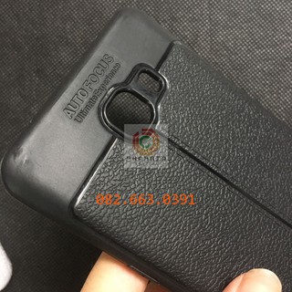 Ốp lưng dẻo đen Samsung c9 pro vân da sang trọng