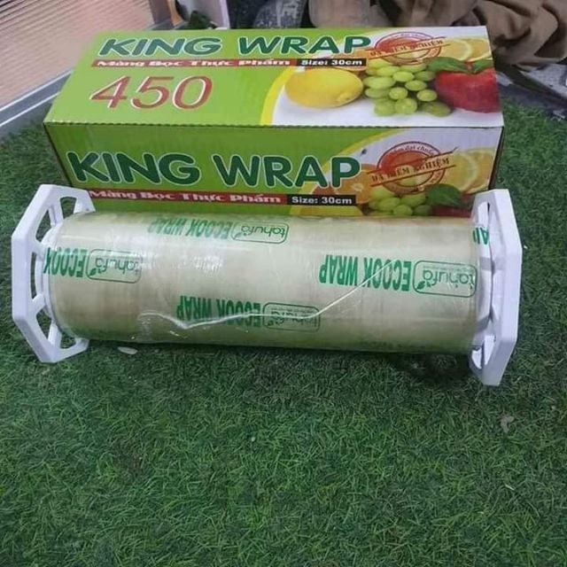 Màng bọc thực phẩm, màng bọc thức ăn KING WRAP loại lớn 30cm (K450)