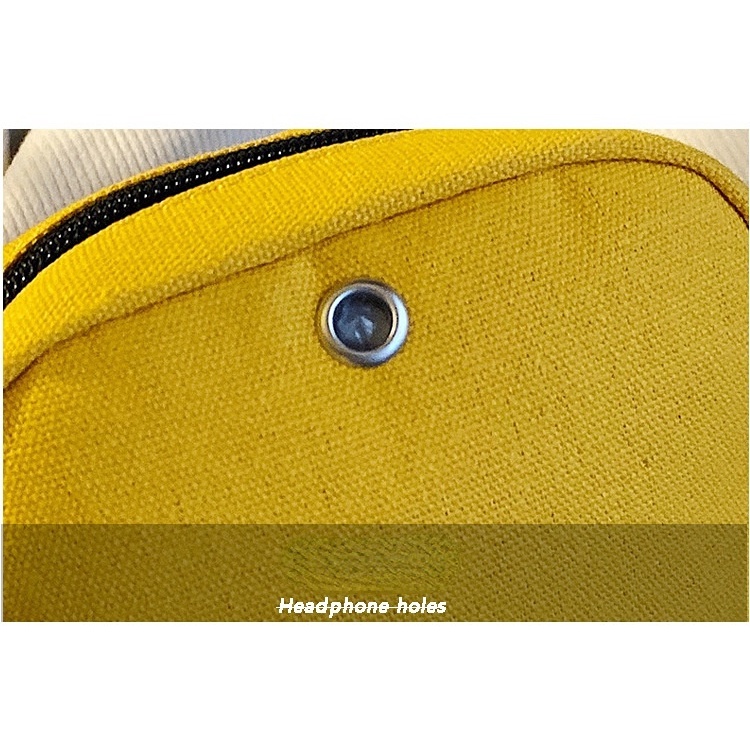 Túi Đeo Chéo Hình Vuông Nhỏ Phong Cách Nhật Bản Đáng Yêu Đen