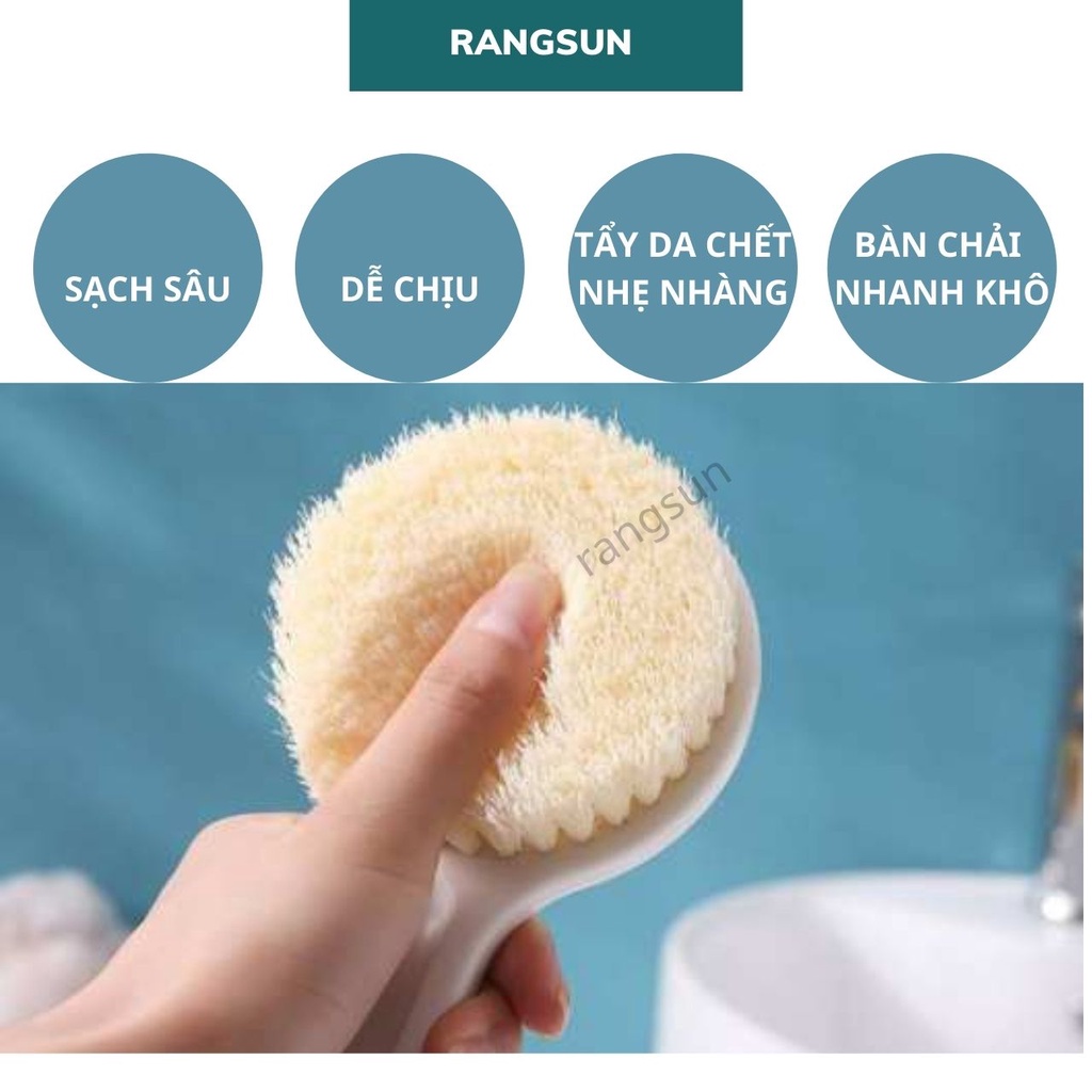 [ CÓ HỘP] Cọ lưng tắm cầm tay Muji , cọ tắm tẩy da chết , cọ massage RANGSUN