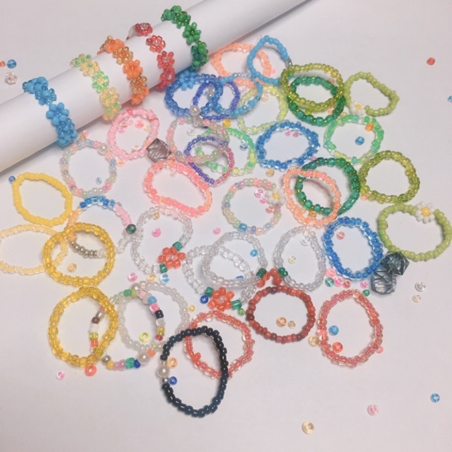 Rainbow (Nhẫn hạt 4-7 chiếc/set)