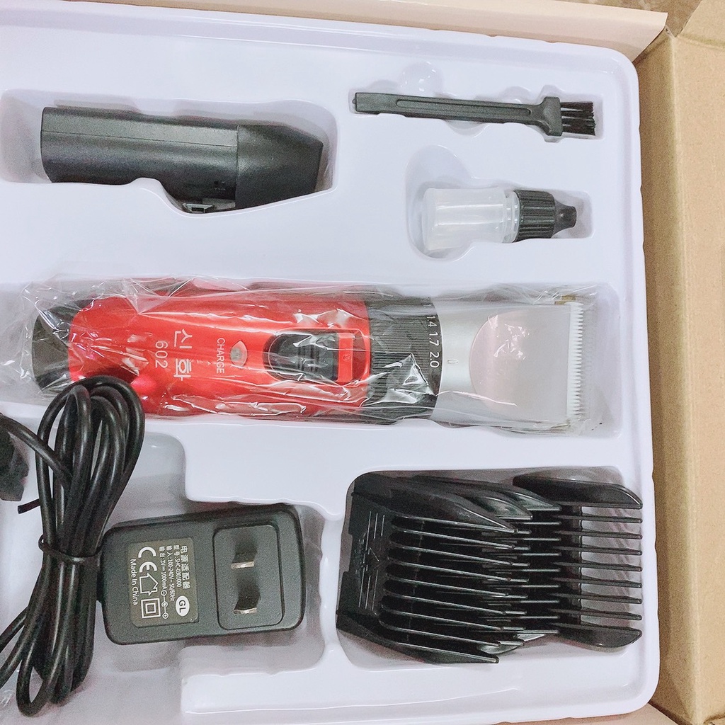 Tông đơ cắt tóc gia đình cao cấp Hàn Quốc 2Pin mã 602