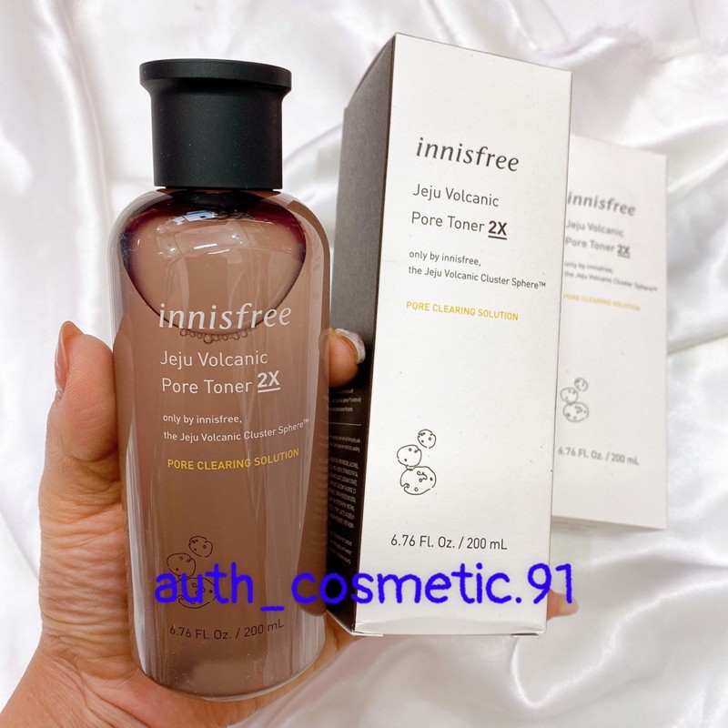 Nước hoa hồng tro núi lửa Innisfree jeju volcanic pore toner 2x giảm mụn đầu đen