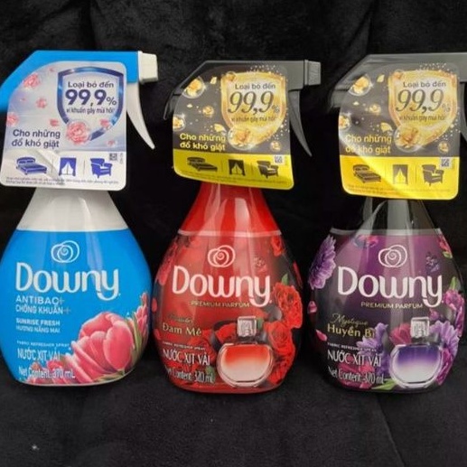 (Có sẵn-Siêu thơm) Nước xịt vải Downy hương đam mê/ nắng mai/ huyền bí 370ml - Downy Việt Nam