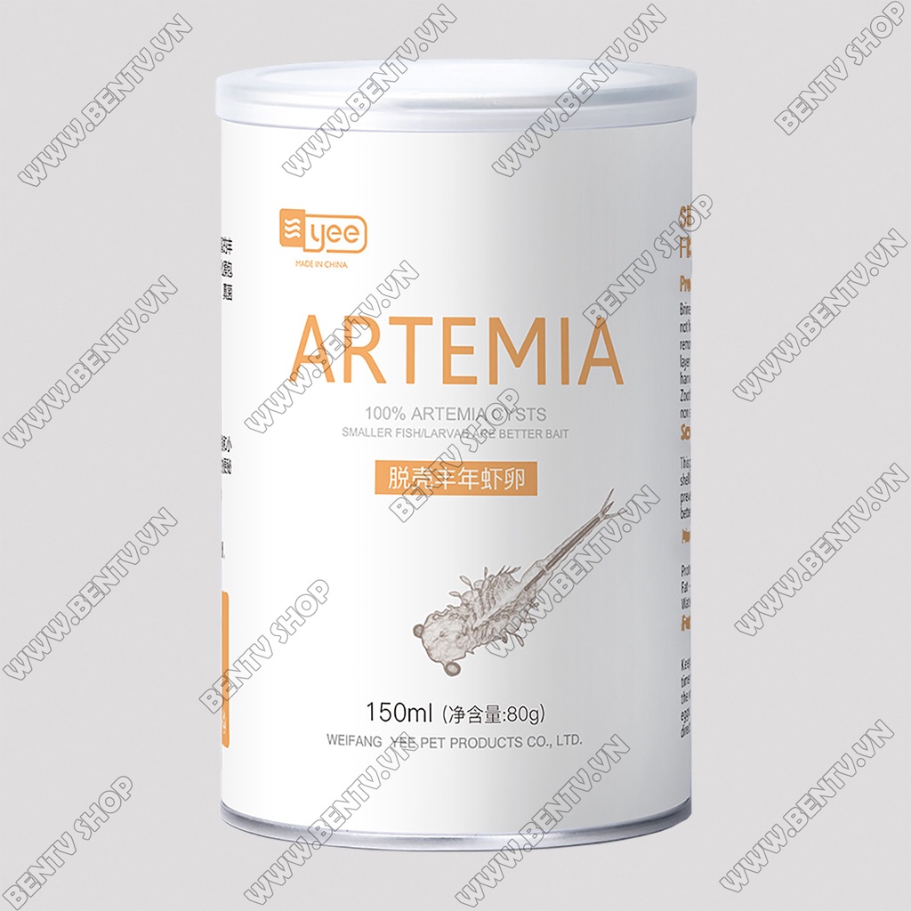 Artemia Sấy Khô YEE - Thức Ăn Cho Cá Cảnh