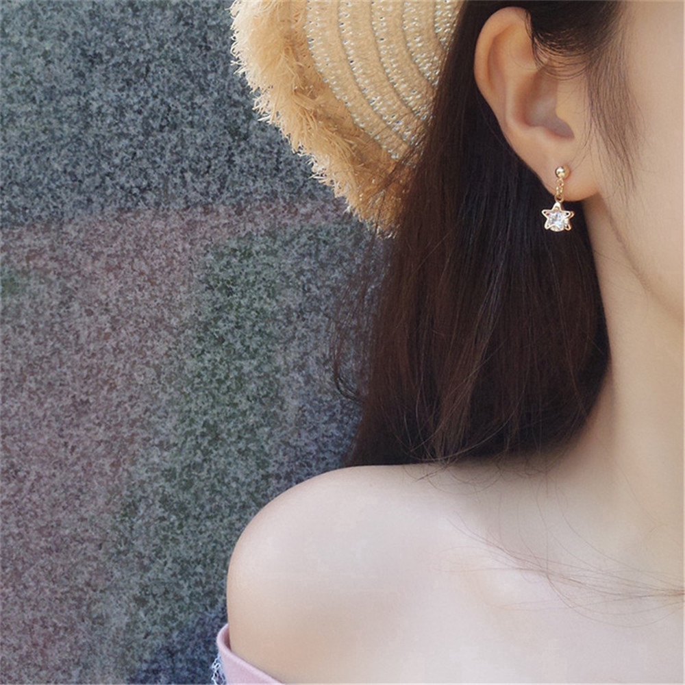 Khuyên Tai Đinh Tán Đính Ngọc Trai Và Đá Zircon Phong Cách Hàn Quốc Nhiều Kiểu Tùy Chọn Dành Cho Bạn Nữ Trong Tiệc Cưới