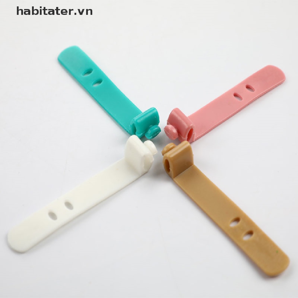 Giá Đỡ Cố Định Dây Cáp Sạc / Tai Nghe Để Bàn Bằng Silicon