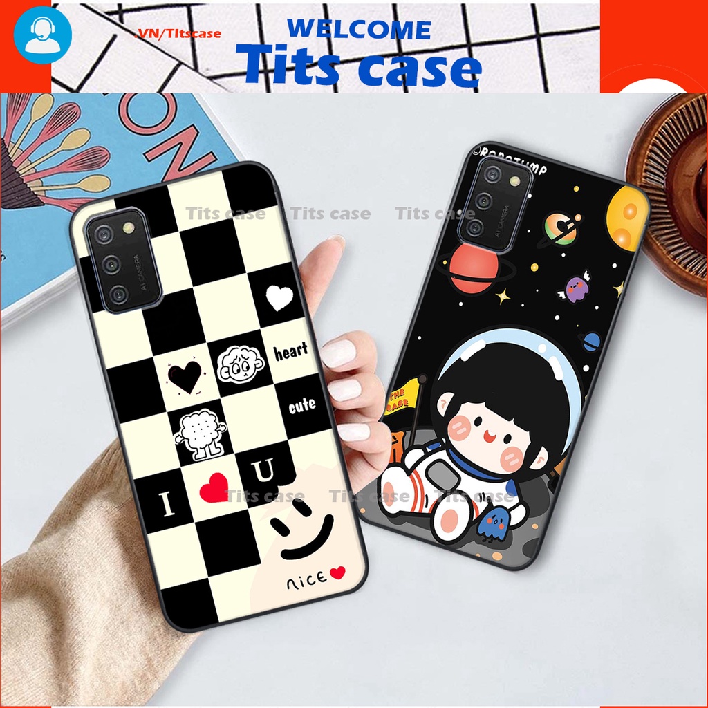 Ốp lưng Samsung Galaxy A02S / A03S in hình bò sữa, gấu be@r, cute cực  ĐỈNH -  cực CHẤT-  cực COOL