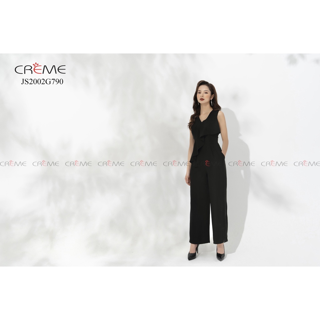 Jumpsuit nữ thiết kế dáng xuông JS2002 CREME