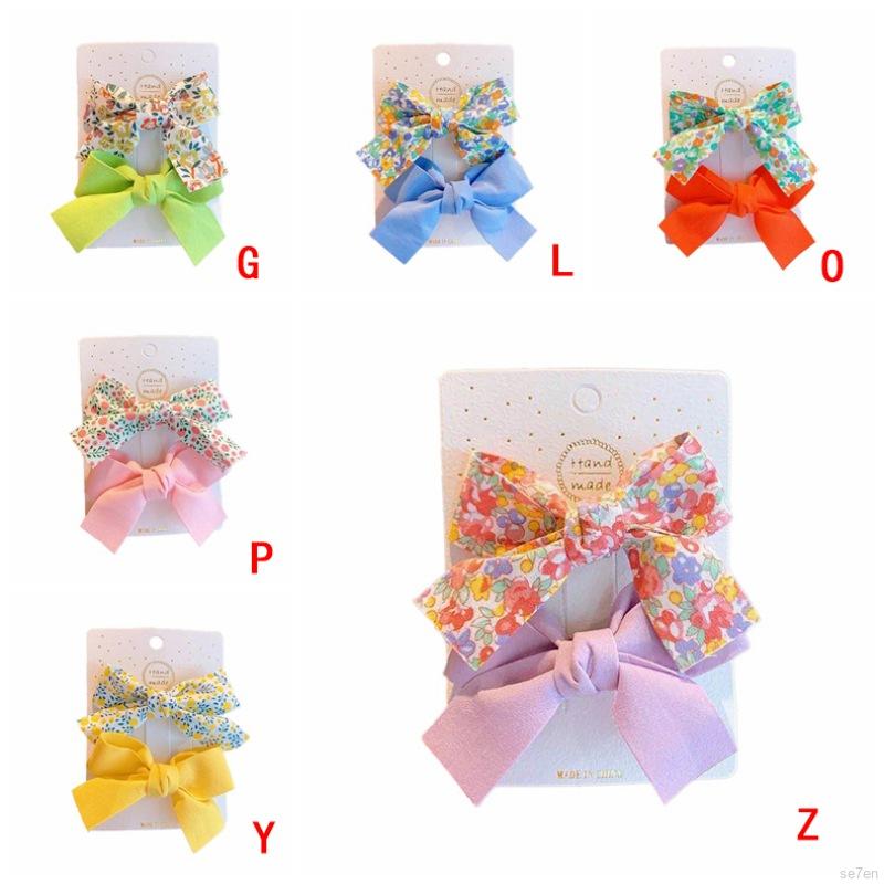 Set 2 kẹp tóc nơ cho bé gái trên 1 tuổi