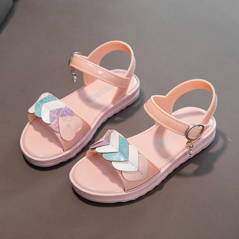 Giày Sandal Đế Mềm Chống Trượt Thoải Mái Thời Trang Đi Biển Mùa Hè 2022 Cho Bé Gái