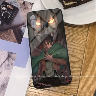 Ốp kính cường Attack on titan dánh cho các dòng Samsung: a20/ a30, m20, a9 2018, a8star/ a9star