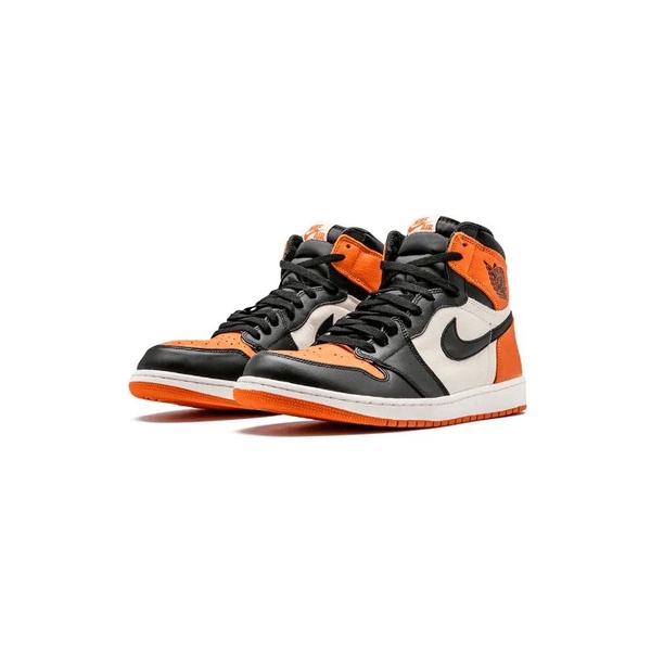 giày thể thao jordan 1 cổ cao đen cam, FREESHIP - TẶNG VỚ & DUNG DỊCH VỆ SINH GIÀY