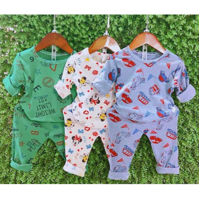 Combo 5 bộ Bozip thu đông cho bé